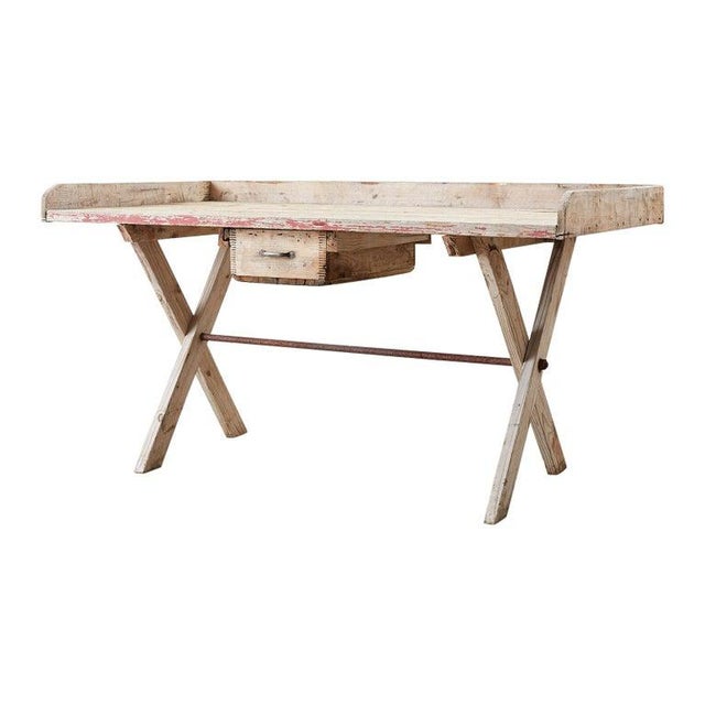 Rustic Pine Work Table or Gardening Table Chairish