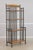 Traditional Stickley Oak 4 Tier Metal Bookshelf Bakers Rack For Sale - Image 3 of 17