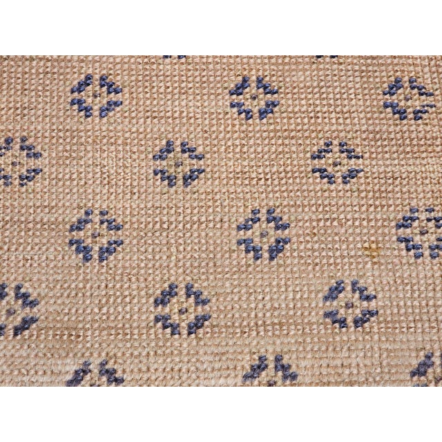 Vintage Turkish Oushak Rug, Hand-Knotted Wool, Geometric Design, Camelhair, 15' X 18' For Sale - Image 16 of 18
