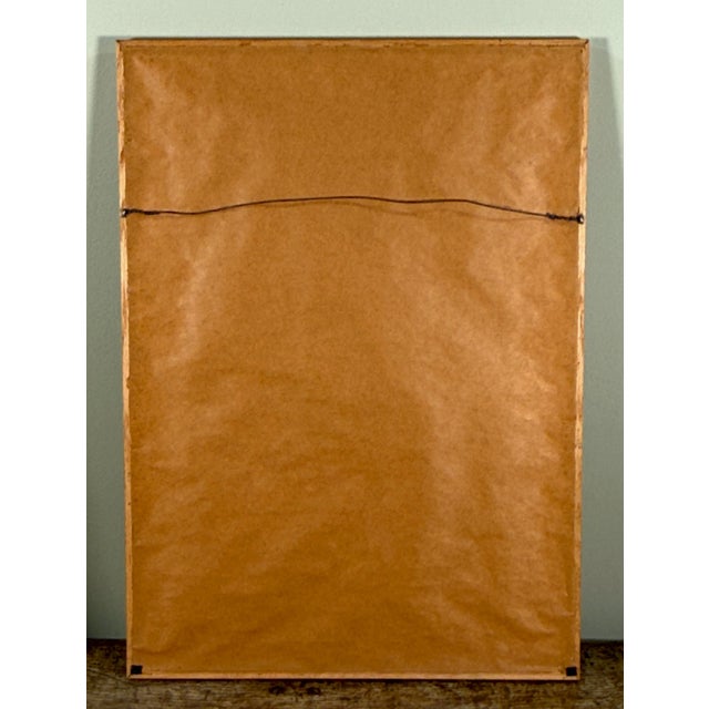 Wood Vintage Modern László Dús (Laszlo Dus) Abstract Lithograph Hand Signed and Numbered #14/100 For Sale - Image 7 of 7