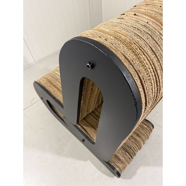 Sculpted Cardboard and MDF Lounge Chair, 1990s For Sale - Image 15 of 18