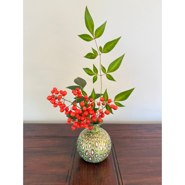 Glass Fratelli Toso Murano Murrine Millefiori Vase From Italy For Sale - Image 7 of 9