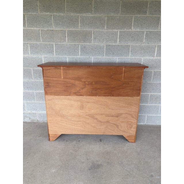 Chatam Reproductions Shaker Style 12 Drawer Cherry Mule Chest & Mirror For Sale - Image 14 of 15