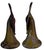 Late 20th Century Vintage Essie Zareh Baijan Abstract Jack in the Pulpit Green & Brown Art Glass Vase For Sale - Image 5 of 18