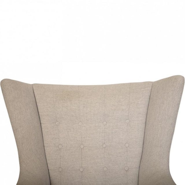 Papa Bear Chair in Grey Hallingdal Fabric by Hans J. Wegner, 1960s For Sale - Image 3 of 18