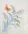 Shabby Chic Original Mary Bertrand Botanical Watercolor Painting, Signed and Numbered, Custom Framed For Sale - Image 3 of 12