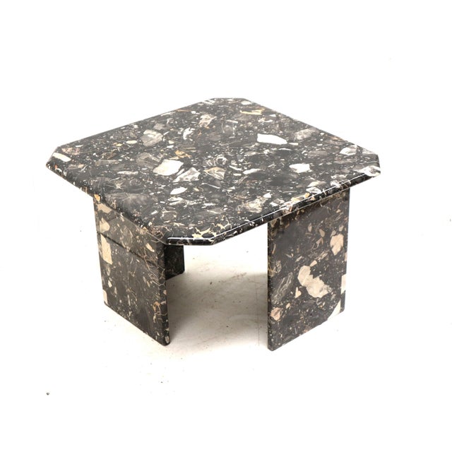 Vintage terrazzo coffee table / side table from the 1970s. Are you looking for a real eye-catcher for your interior? This...
