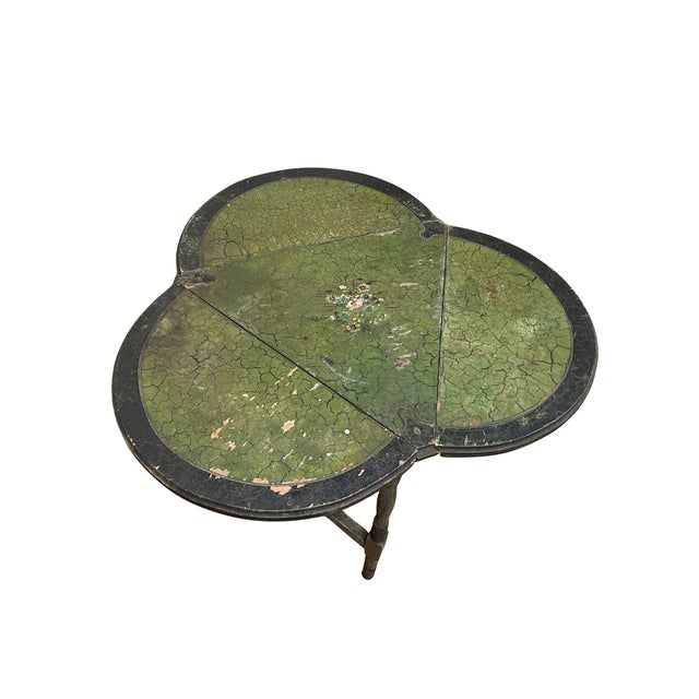 Early 20th Century Triangular Drop Leaf Table For Sale In New York - Image 6 of 12
