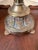 1970s Neoclassical Brass Table Lamp With Acanthus Leaf Detail For Sale In Charleston - Image 6 of 7