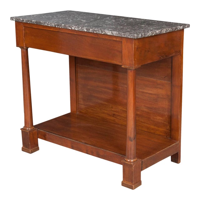 19th Century French Empire Mahogany Console For Sale