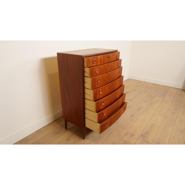 Vintage Danish Teak Chest of Drawers For Sale - Image 5 of 10