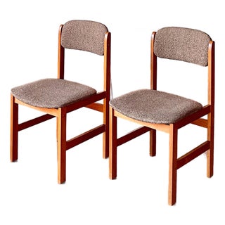 1970’s Benny Linden Teak Dining Chair, 2 Pieces For Sale