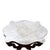 Oversized Antique Rococo Revival Floral Carved Walnut Marble Turtle Top Table For Sale - Image 10 of 10
