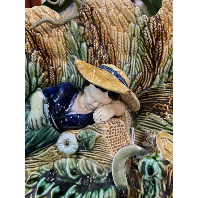 English Majolica Jardinière For Sale - Image 11 of 12