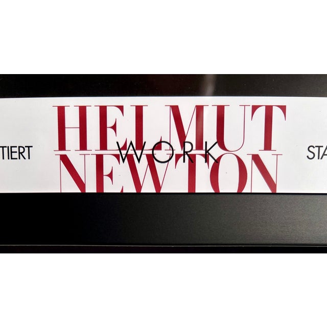 Helmut Newton, “Work” Exhibition Poster, Neue Nationalgalerie Berlin, 1.11.2000-7.1.2001, Framed For Sale - Image 6 of 14