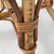 Brown Mid-Century Modern Italian Round Table Stool in Rattan, 1960s For Sale - Image 8 of 14