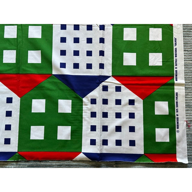 Vintage Marimekko Fabric Textile Panel For Sale In New York - Image 6 of 12