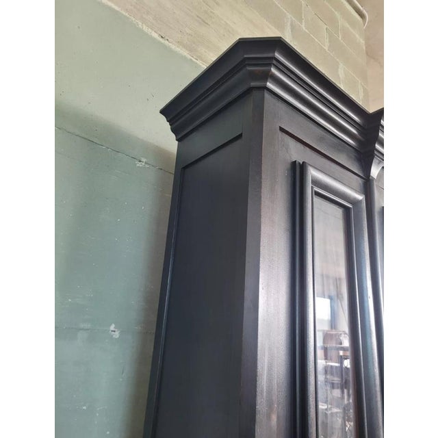 Wood Antique Lacquered Wood Buffet For Sale - Image 7 of 18