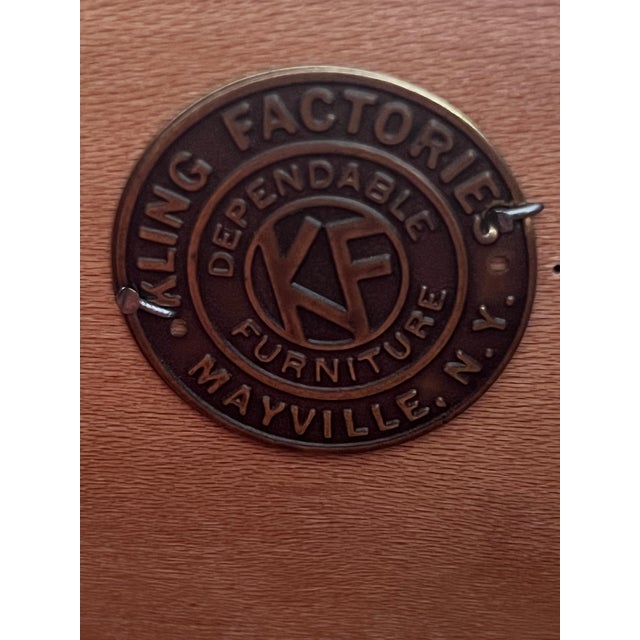 Wood Mid 20th Century Kling Solid Mahogany 6 Drawer Dresser For Sale - Image 7 of 7