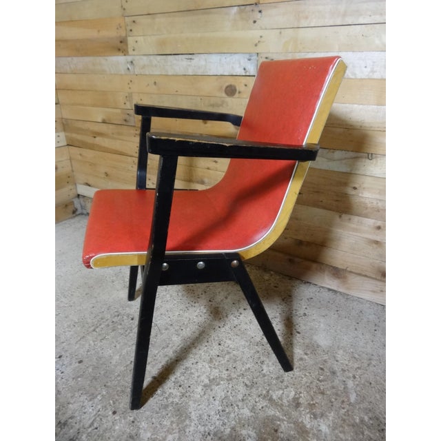 Wood Ebonised Dining Chairs from Stako, 1950s, Set of 4 For Sale - Image 7 of 15