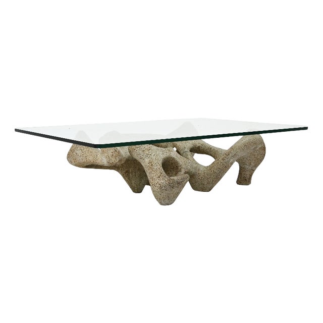 Coffee Table attributed to Claudio Trevi, 1970s For Sale