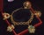 Metal Vintage Portuguese Italian Solid 19.2k & 18k Gold Etruscan Revival Multigem Fob Charm Bracelet For Sale - Image 7 of 15