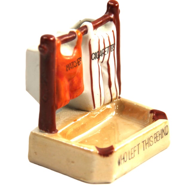 Vintage Made in Japan Kitsch Ashtray & Cigarette Holder For Sale - Image 4 of 6