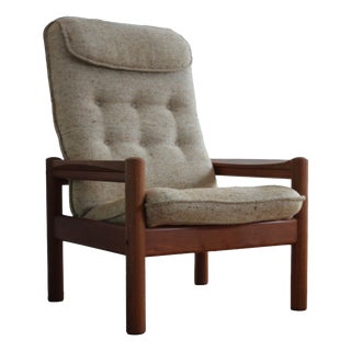 Vintage Danish Lounge Chair from Domino Mobler, 1970s For Sale