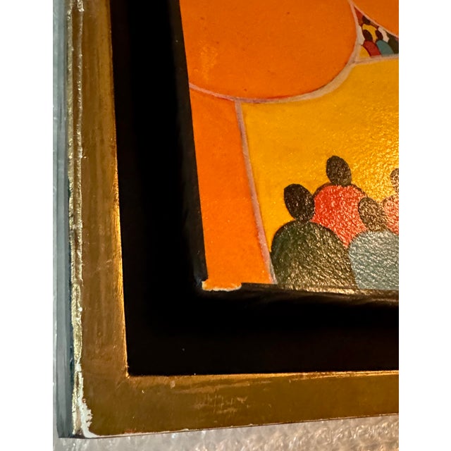 Nicola Ortis Poucette, Circus (1971) — Oil on Board, Framed, Artist Signed — Ex-Wally Findlay For Sale - Image 15 of 15