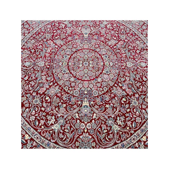 8' Round Trabiz Style Area Rug - 501534 For Sale In Dallas - Image 6 of 12