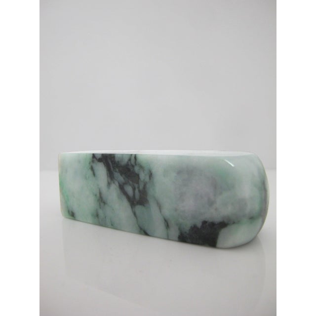 Chinese Green & White Mottled Jade Stone Chop Seal Stamp For Sale In Portland, OR - Image 6 of 7