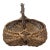 Antique 19th Century Buttocks Basket – Hand-Split Oak W/ Twig Handle & God’s Eye For Sale