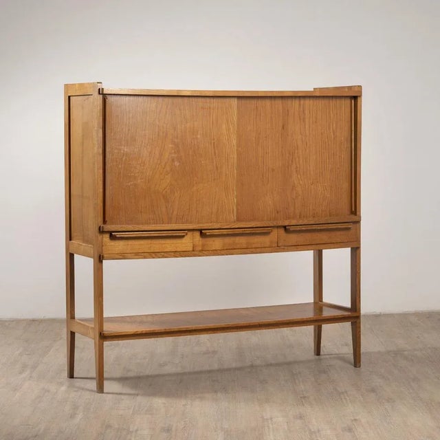 1950s Oak Buffet, 1950 For Sale - Image 5 of 5