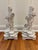 Mid 20th Century Italian Ceramic Faux Bamboo & Lotus Flower Table Lamps - A Pair For Sale - Image 9 of 17