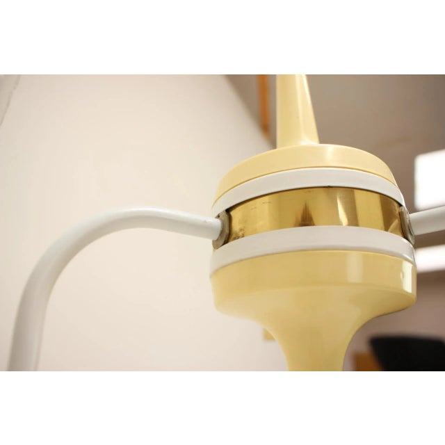 Metal Mid-Century Chandelier by Instala Jilove U Decina, 1970s For Sale - Image 7 of 12