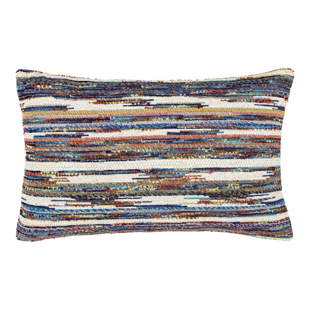 Scalamandre 22" x 14" Horizons Pillow in Opal For Sale