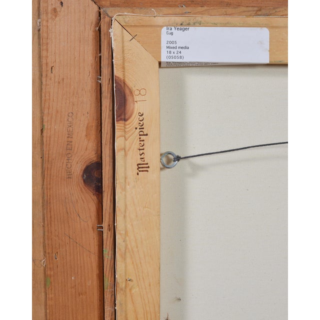 Ira Yeager Corgi Dog Oil on Canvas Folk Art Painting 2005 For Sale - Image 18 of 18