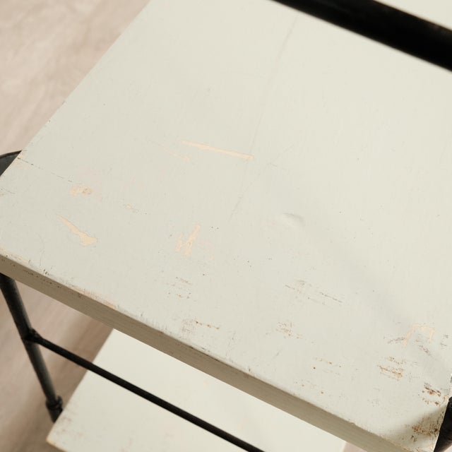 Small Bookcase in Iron and Wood, 1960s For Sale - Image 14 of 15