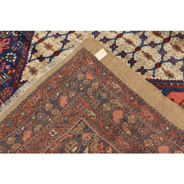 Late 19th Century 1880's Antique Persian Malayer Rug, 05'10 X 20'05 For Sale - Image 5 of 9