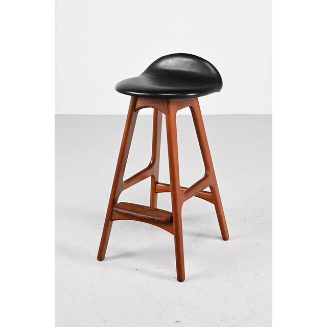 Black OD-61 Stool by Erik Buck For Sale - Image 8 of 14