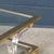 Gold 20th Century Hollywood Regency Italian Glass, Brass and Acrylic Glass Coffee Table, 1980 For Sale - Image 8 of 14