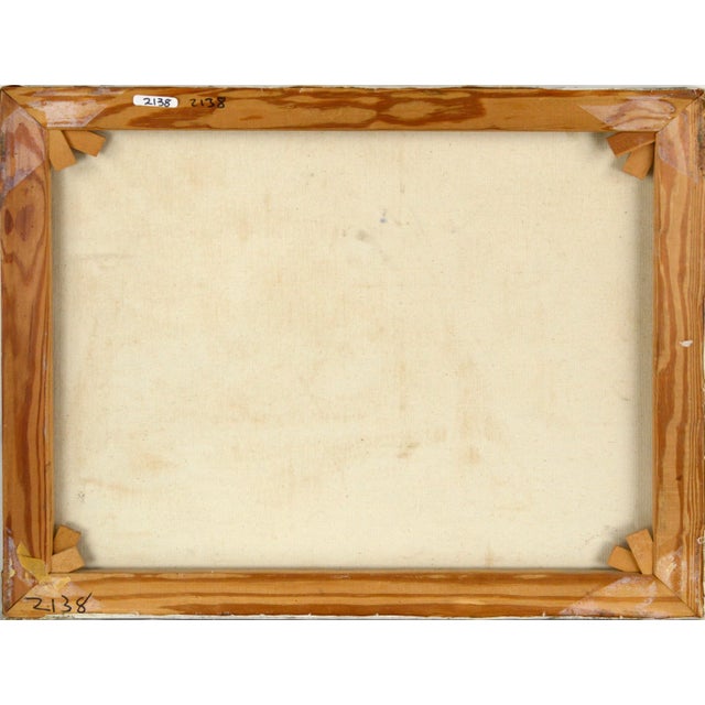 1970s Yellow Oak Trees Autumn River Landscape Painting For Sale In Monterey, CA - Image 6 of 6