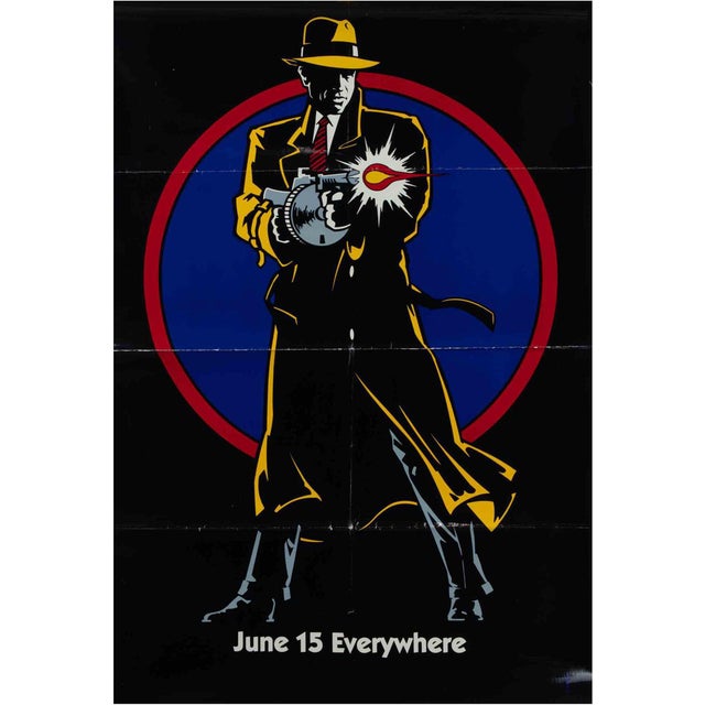 Dick Tracy Film Poster, USA, 1990 For Sale