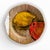 "Yellow-Red-Lilac Still Life" Contemporary Installation of Ceramic Plates and Oil on Canvas - Set of 8 For Sale - Image 9 of 18