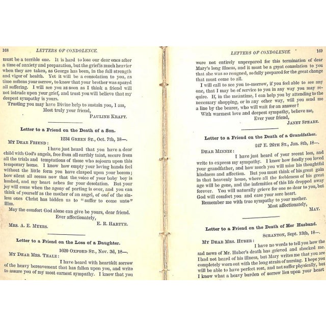 Paper "Dick's Letter- Writer for Ladies" 1884 Dick, William B. For Sale - Image 7 of 7