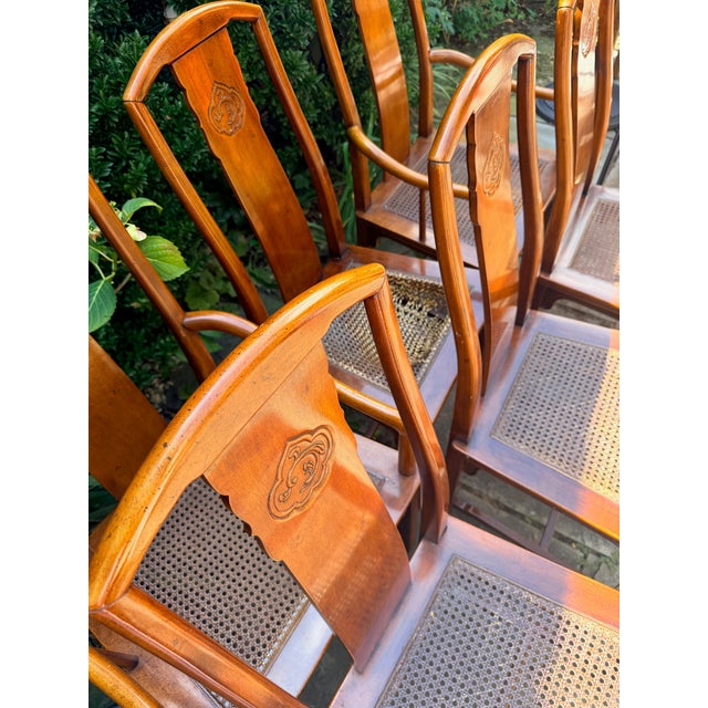 Set of 6 Vintage Henredon Chinese Chippendale Chairs These chairs are from the president of Henredon’s granddaughter....
