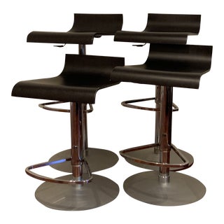 "Pam" Adjustable Bar Stools From Ligne Roset - Set of 4 For Sale