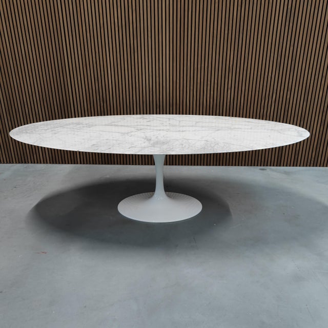 Stone Tulip Dining Table by Eero Saarinen for Knoll International For Sale - Image 7 of 7