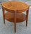 Late 20th Century Regency Style Banded Mahogany Two-Tier Side Table For Sale - Image 4 of 10