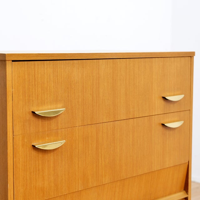 1960s Mid Century Tallboy Dresser by Symbol Furniture, Attributed For Sale - Image 9 of 9